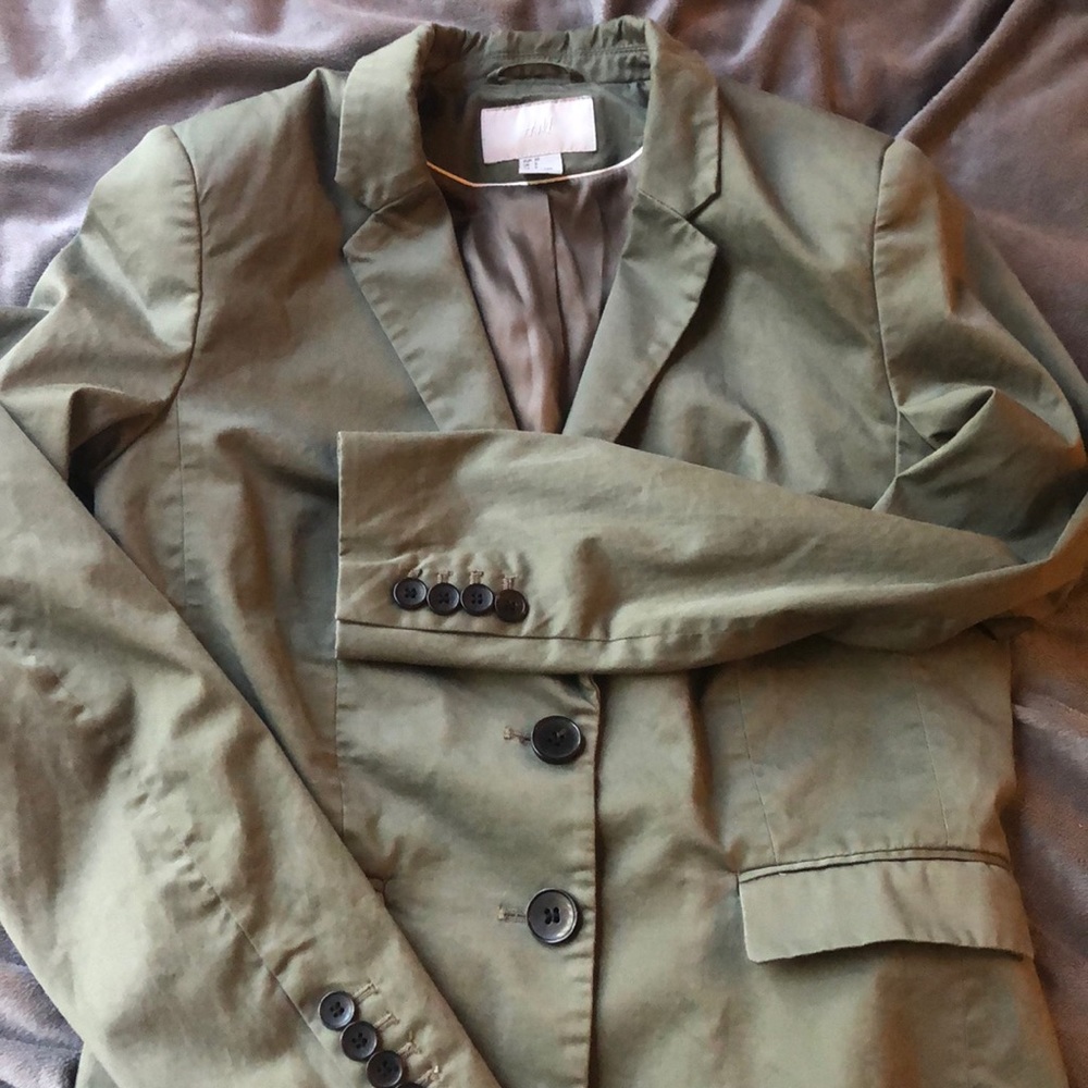 Olive Green H&M Blazer